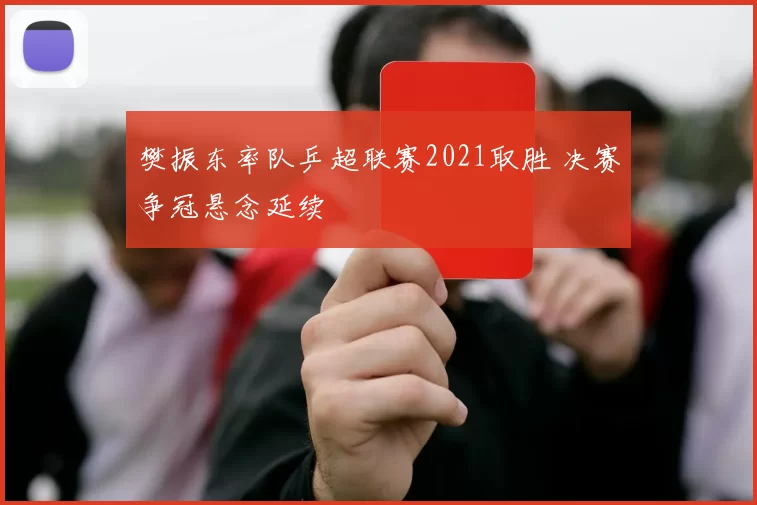 樊振东率队乒超联赛2021取胜 决赛争冠悬念延续